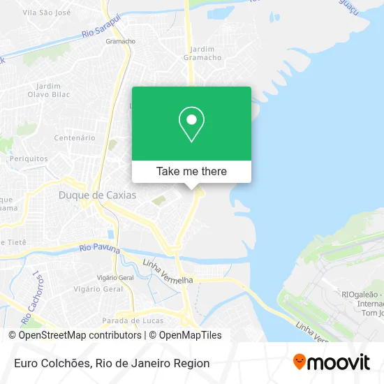 Euro Colchões map