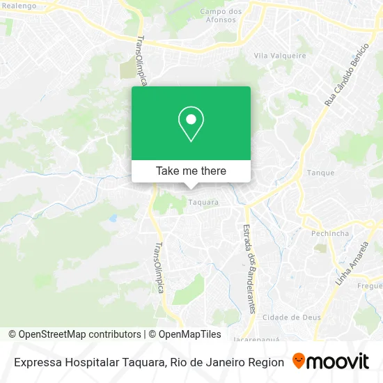 Expressa Hospitalar Taquara map