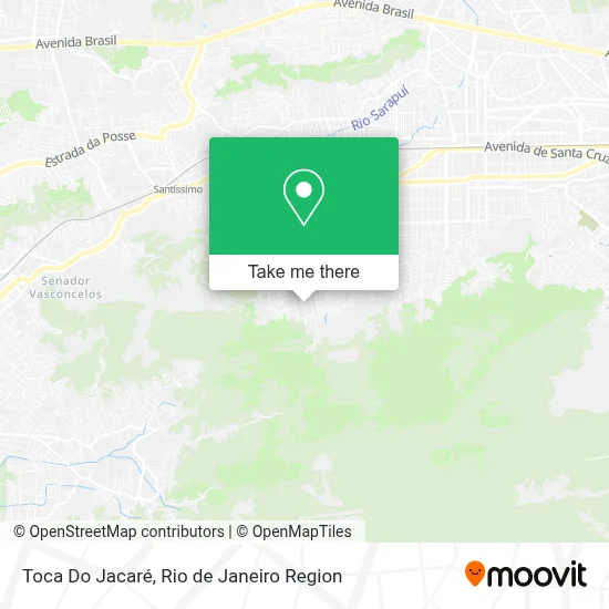 Toca Do Jacaré map
