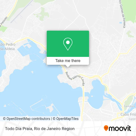 Todo Dia Praia map