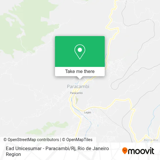 Ead Unicesumar - Paracambi/Rj map