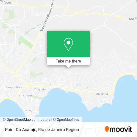 Point Do Acarajé map