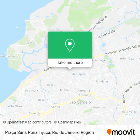 Praça Sans Pena Tijuca map