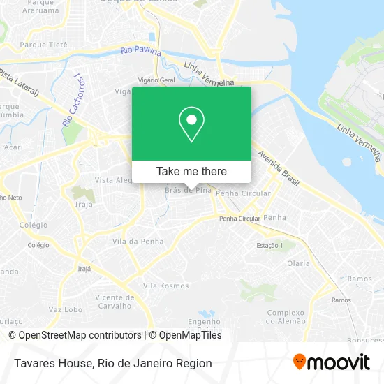 Tavares House map