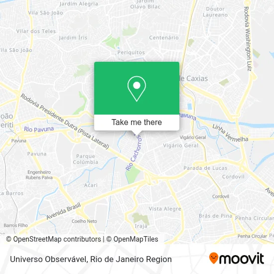 Universo Observável map