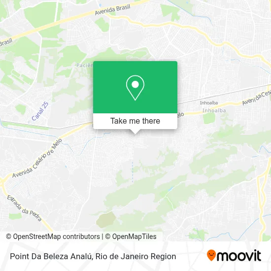 Point Da Beleza Analú map