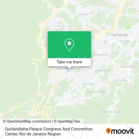 Quitandinha Palace Congress And Convention Center map