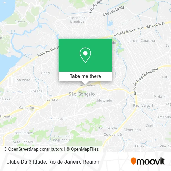 Clube Da 3 Idade map