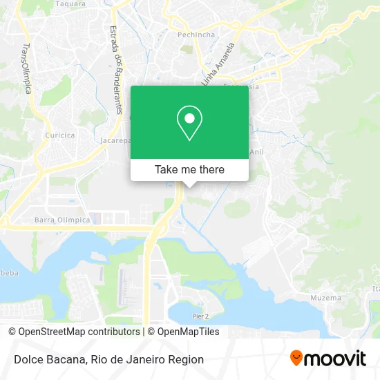 Dolce Bacana map