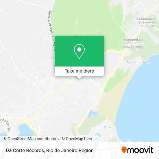 Da Corte Records map