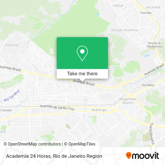 Academia 24 Horas map