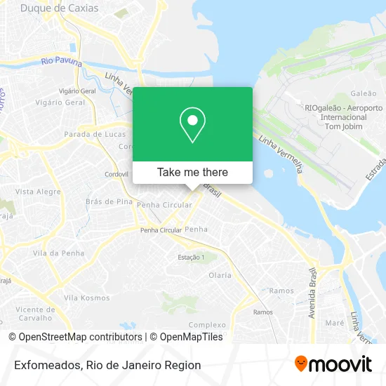 Exfomeados map