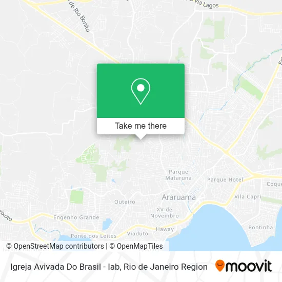 Igreja Avivada Do Brasil - Iab map