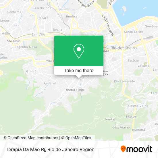 Terapia Da Mão Rj map