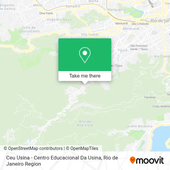 Ceu Usina - Centro Educacional Da Usina map
