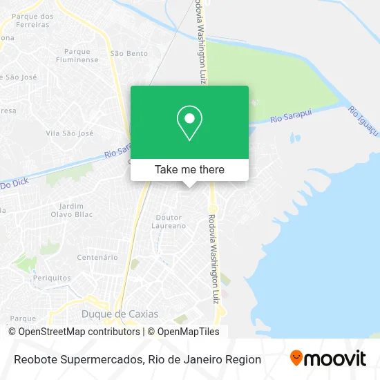 Reobote Supermercados map