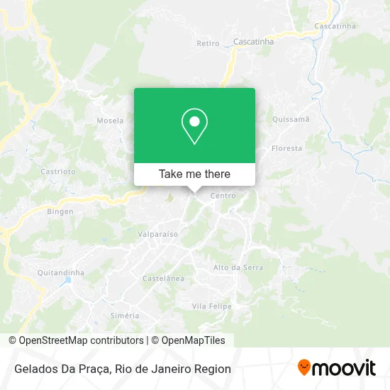 Gelados Da Praça map