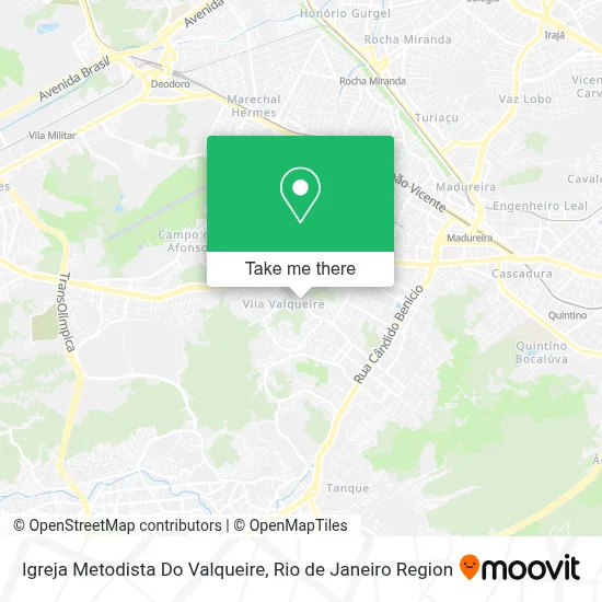 Igreja Metodista Do Valqueire map