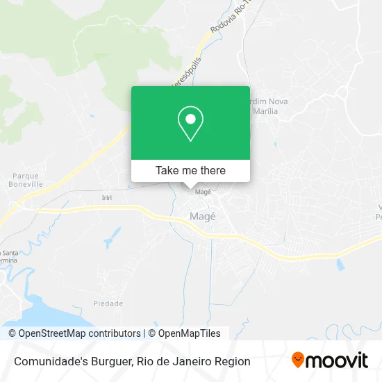 Comunidade's Burguer map