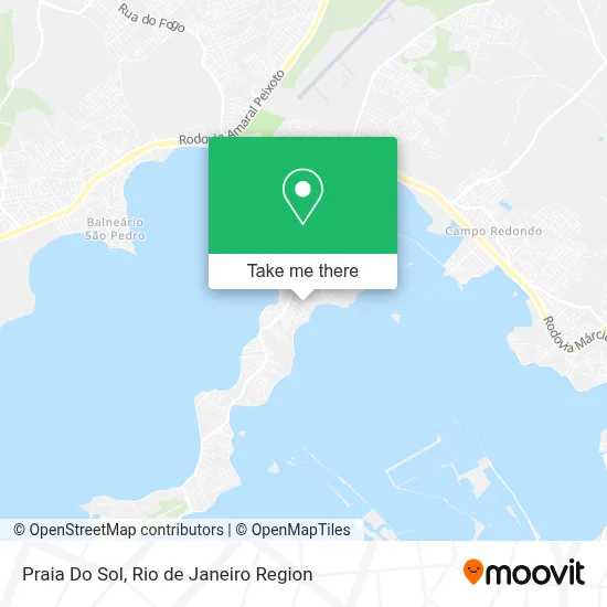 Praia Do Sol map