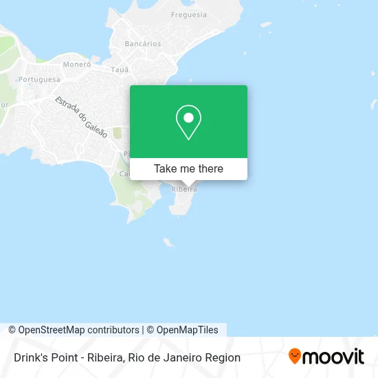 Drink's Point - Ribeira map