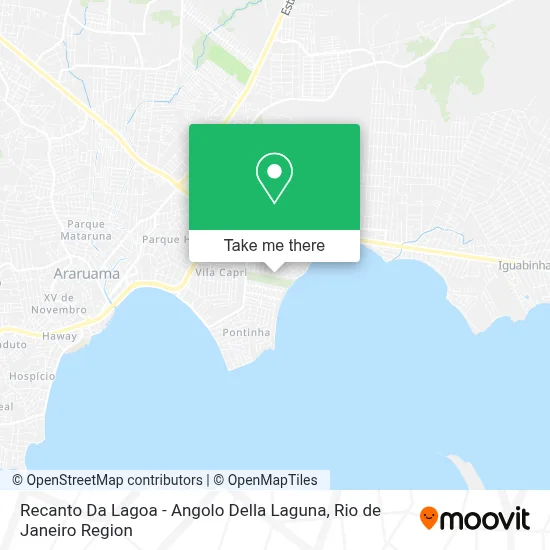 Recanto Da Lagoa - Angolo Della Laguna map