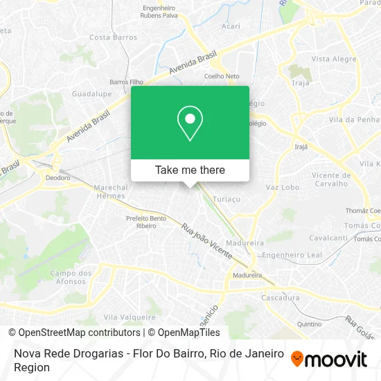Nova Rede Drogarias - Flor Do Bairro map