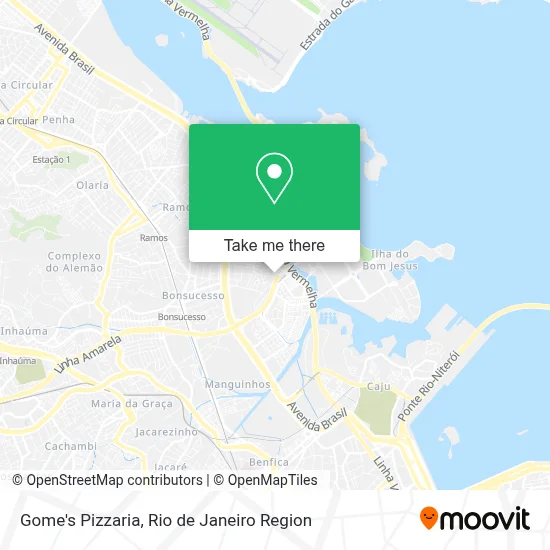 Gome's Pizzaria map