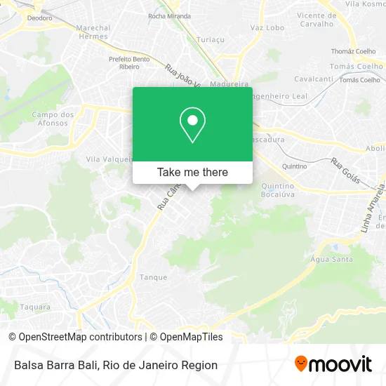 Balsa Barra Bali map