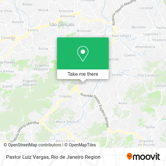 Pastor Luiz Vargas map