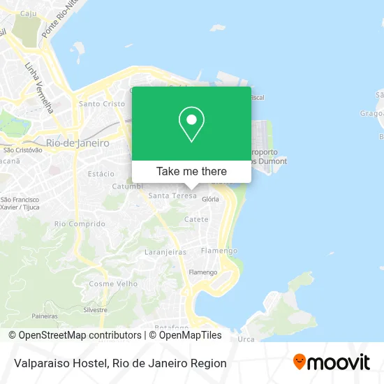 Valparaiso Hostel map