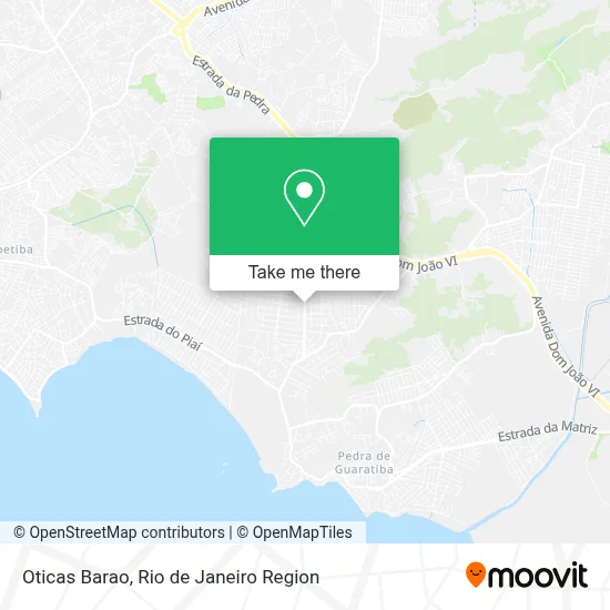 Oticas Barao map