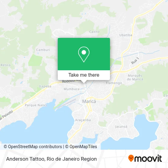 Anderson Tattoo map