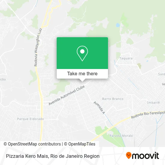 Pizzaria Kero Mais map