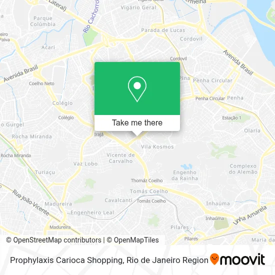 Prophylaxis Carioca Shopping map