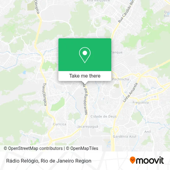 Rádio Relógio map