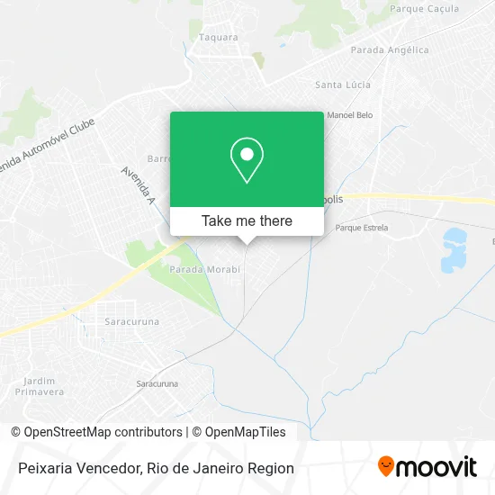 Peixaria Vencedor map