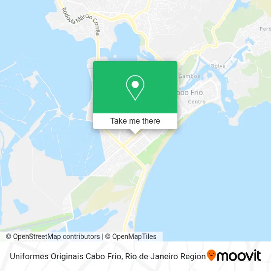 Uniformes Originais Cabo Frio map