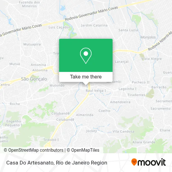 Casa Do Artesanato map