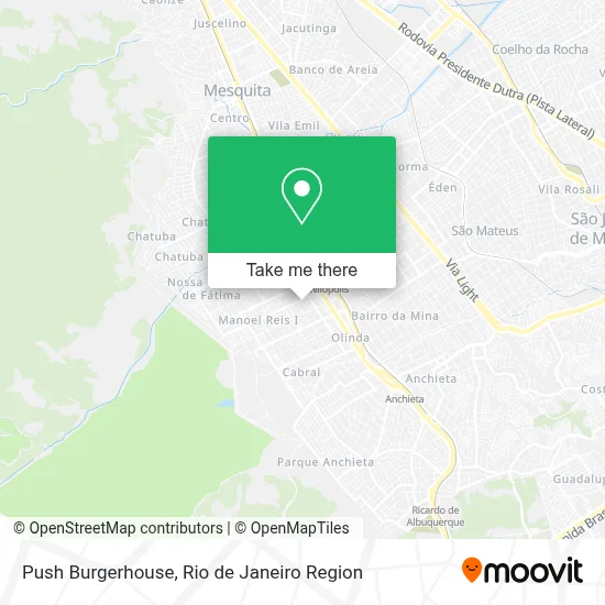 Push Burgerhouse map