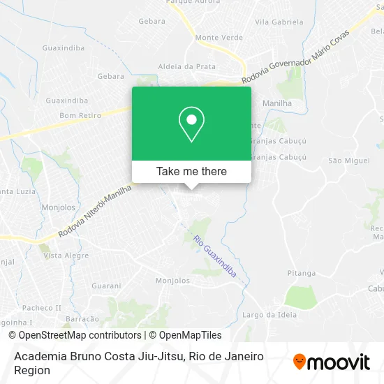 Academia Bruno Costa Jiu-Jitsu map