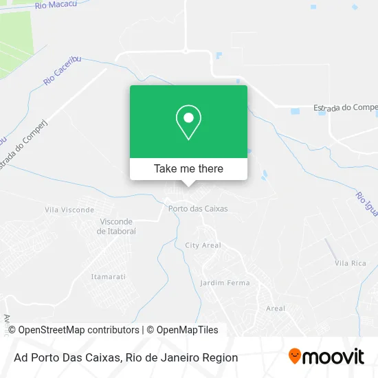 Ad Porto Das Caixas map