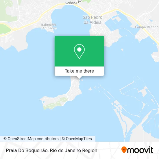 Praia Do Boqueirão map