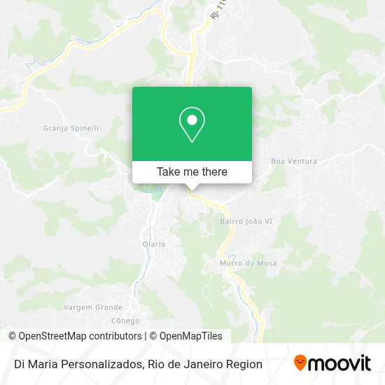 Di Maria Personalizados map
