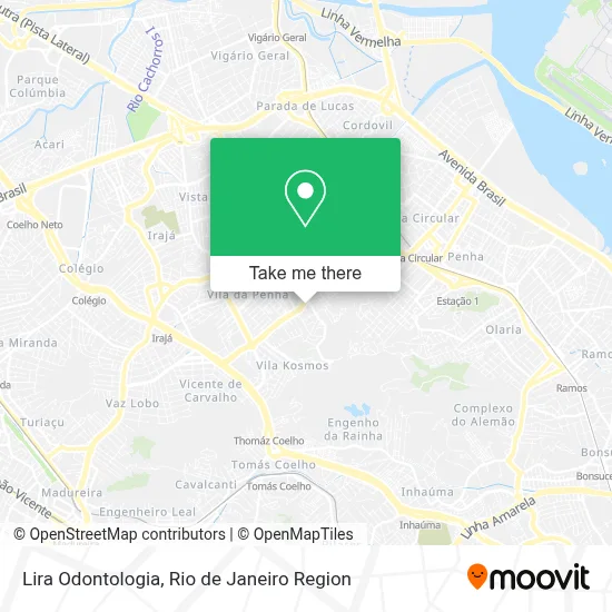 Lira Odontologia map
