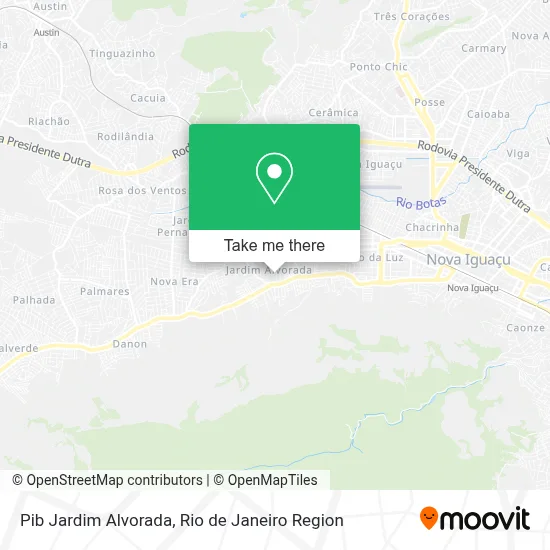 Pib Jardim Alvorada map