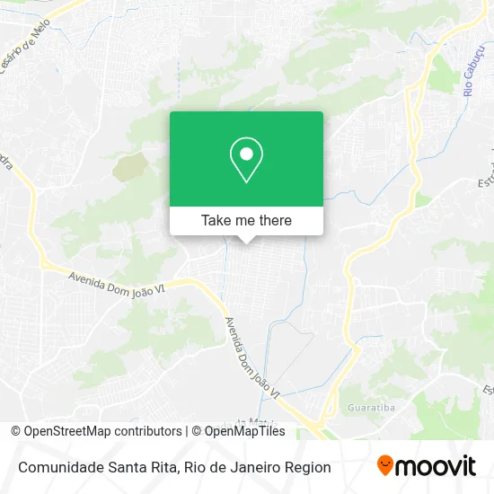 Comunidade Santa Rita map