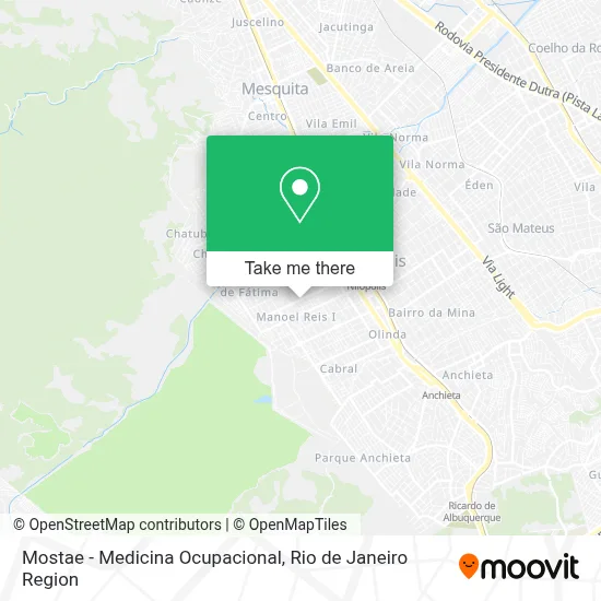 Mostae - Medicina Ocupacional map