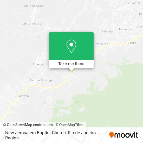 New Jerusalem Baptist Church map