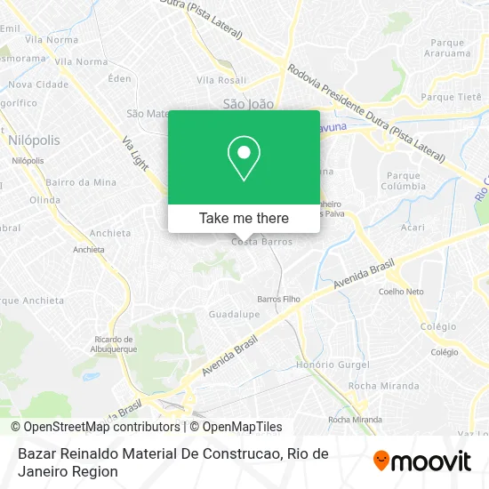 Bazar Reinaldo Material De Construcao map